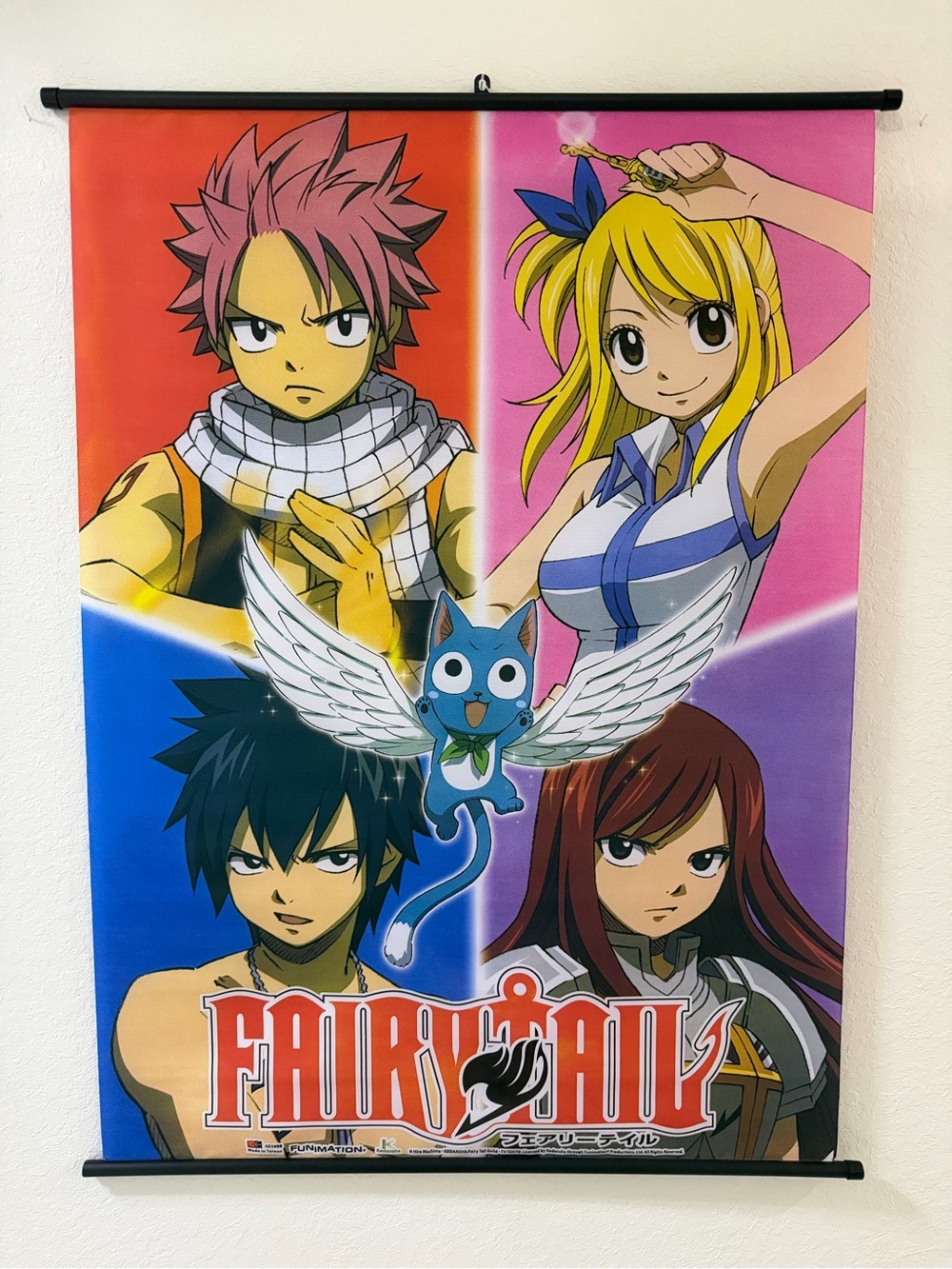 Fairy Tail Anime Fabric Wall Scroll